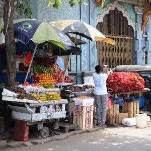 Fresh fruits for sale.  Rambutan's were in season :-)