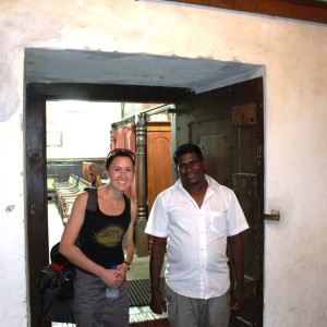 Our first Tuktuk driver in Colombo taking us to see some of the sites