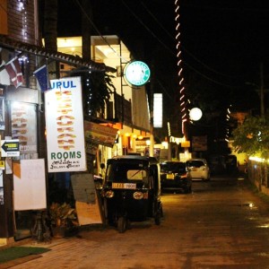 Unawatuna at night