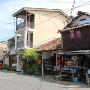 The streets of Galle Fort