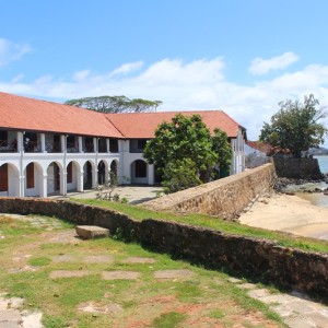 The Fort wall in Galle that held out the tsunami