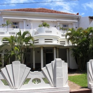 Art deco building in Galle