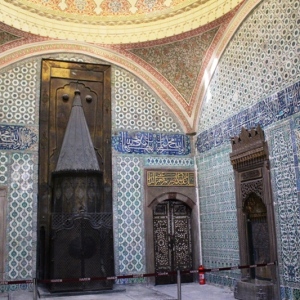 Beautiful decorative tiles of the harem