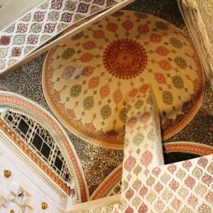 Beautiful decorative tiles of the harem