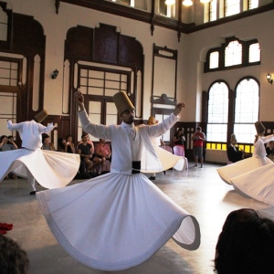 Traditional dervish dancing