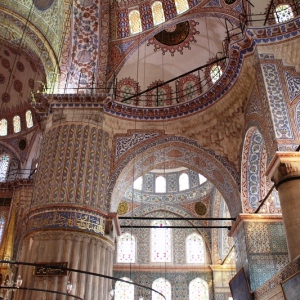 20 000+ Decorative Tiles in Sultan Ahmed Mosque completed in 1616