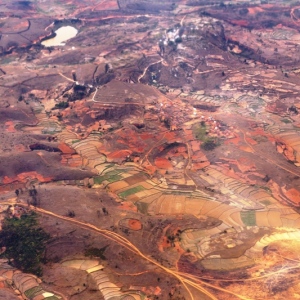 Deforested hills of Mada