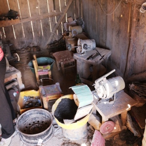 Equipment used for the crafting of bullhorn