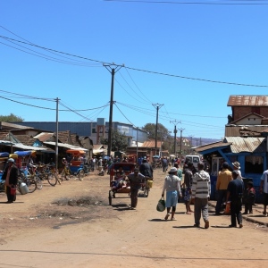 Main street of Antsirabe