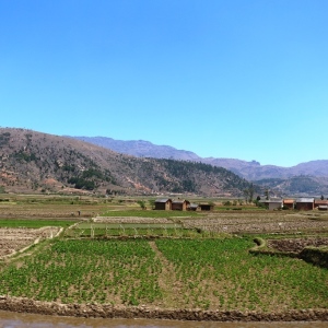 The wet season is coming soon. Farmers prepare their land