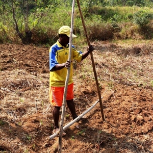 Technique to install on-contour riplines for erosion control