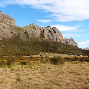 Hiking along the plateau